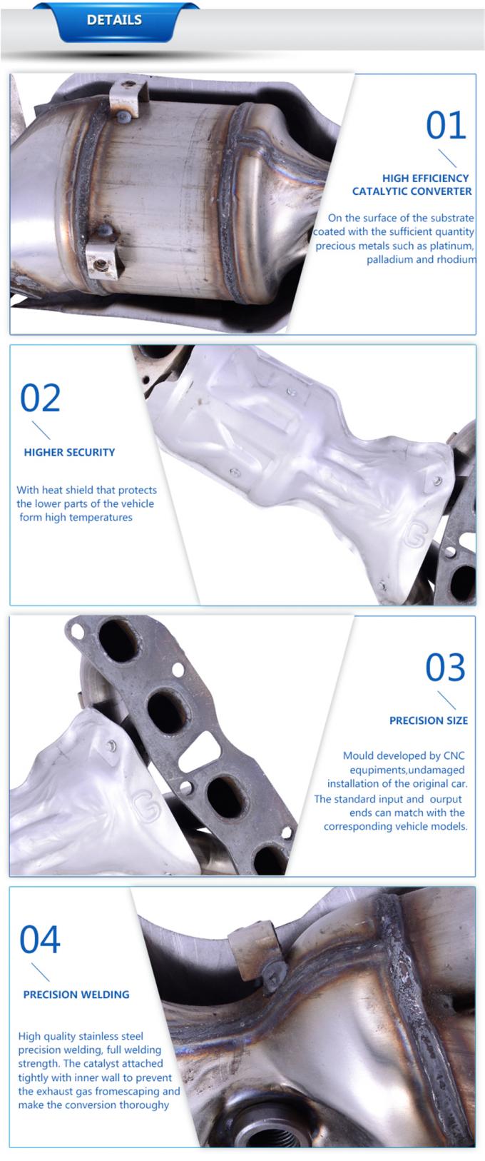 Threeway Catalytic Converter fit NISSAN XTRAIL 2.5 efficient cleaning