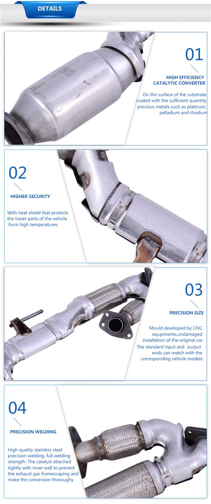 Threeway Catalytic Converter fit NISSAN TEANE 2.5 middle catalytic converter exhaust muffler