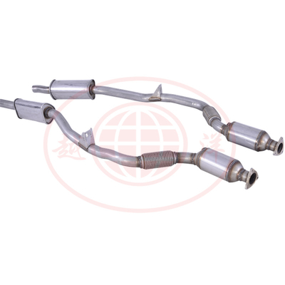 Three-way Catalytic Converter fit audi A6L 2.4 auto parts exhaust pipe muffler stainless steel good quality