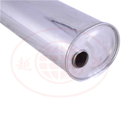Universal muffler body Aluminized Steel Center Stamped Box Muffler exhaust pipe sExhaust System Rear Stamped