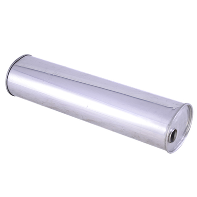 Universal muffler body Aluminized Steel Center Stamped Box Muffler exhaust pipe sExhaust System Rear Stamped