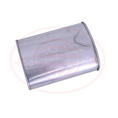 Universal muffler body Aluminized Steel Center Stamped Box Muffler body stainless steel 304 409 Exhaust System Rear Stam