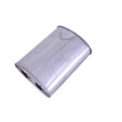 Universal muffler body Aluminized Steel Center Stamped Box Muffler body stainless steel 304 409 Exhaust System Rear Stam