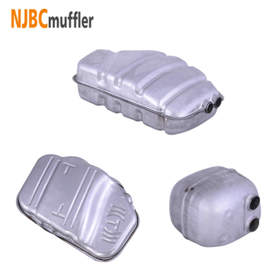 High performance mufflers for AUDI A6L muffler body replancement stainless steel muffler box from manufacturers