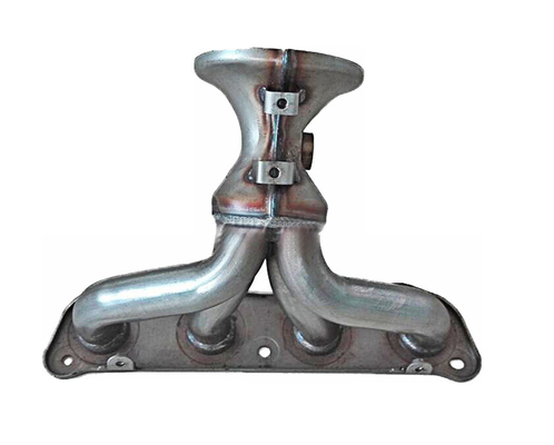 Catalytic converter welding manifold   catalytic converter housing semi-finished product