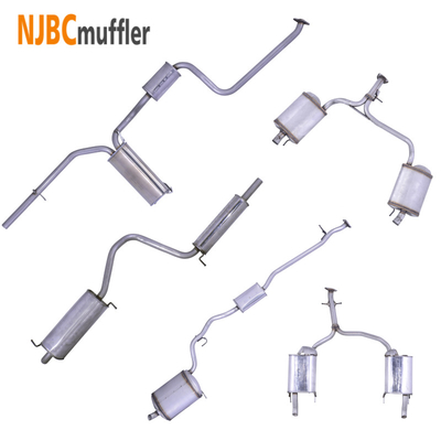 Audi A6 muffler assembly strainless follow original factory in-suit