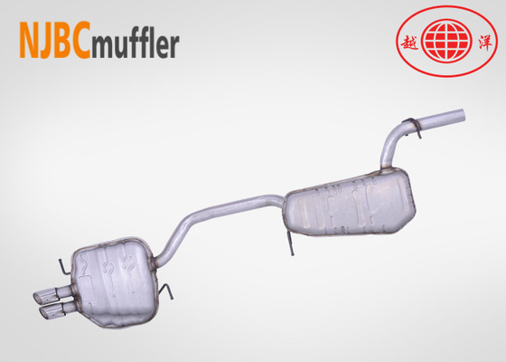dual exhaust system fit Volkswagen Magotan SS304 stainless steel car silencer exhaust pipe good quality