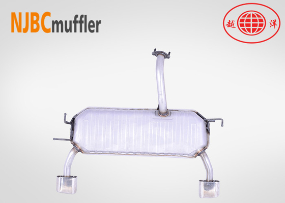 exhaust system fit  Kia Sportage muffler assembly  stainless steel 1 in 2 out muffler from manufacturers
